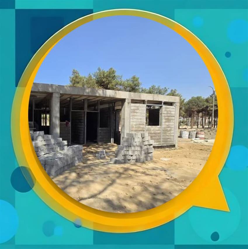 گام تازه مدیریت شهری باغستان در تقویت زیرساخت‌های سیما و منظر شهری؛ احداث ساختمان اداری در بوستان بزرگ خانوادگی محله خادم‌آباد