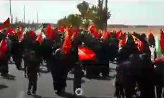 حضور پرشور، باشکوه و عاشقانه مردم ولایت‌مدار و حسینی شهر باغستان 