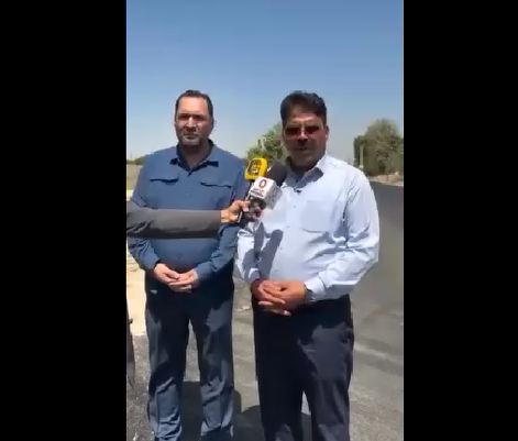 توضیحات محمدرضا شمسایی شهردارباغستان درخصوص پروژه عمرانی آسفالت‌ریزی جاده ورودي شهرک صنعتی گلگون