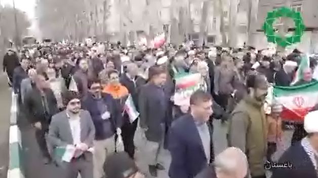 فیلم۱/تجدید میثاق مردم شهر باغستان با آرمان‌های انقلاب اسلامی در راهپیمایی یوم الله ۲۲ بهمن